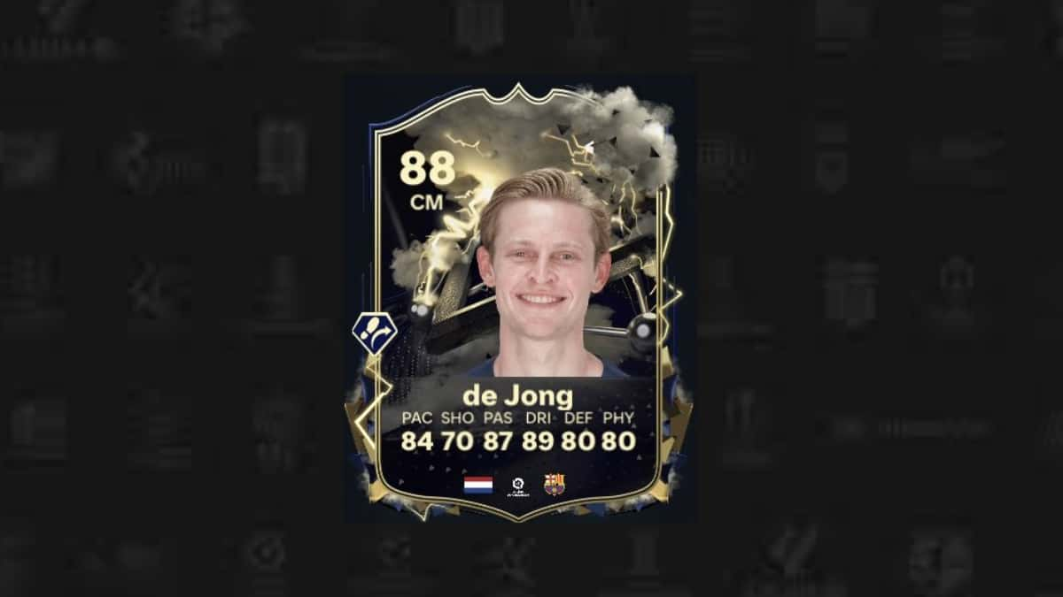 Thunderstruck Frenkie de Jong in EA FC 24