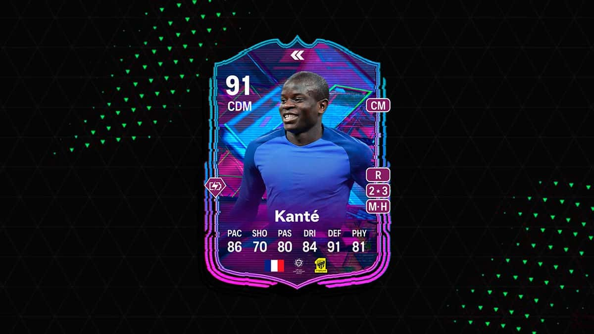 Flashback N'Golo Kante card EA FC 24