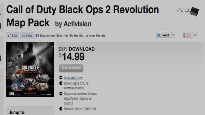 Black Ops 2 Revolution DLC available now on PS3 and PC - Charlie INTEL