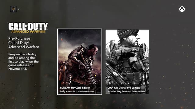 Call of Duty: Advanced Warfare Day Zero Xbox One