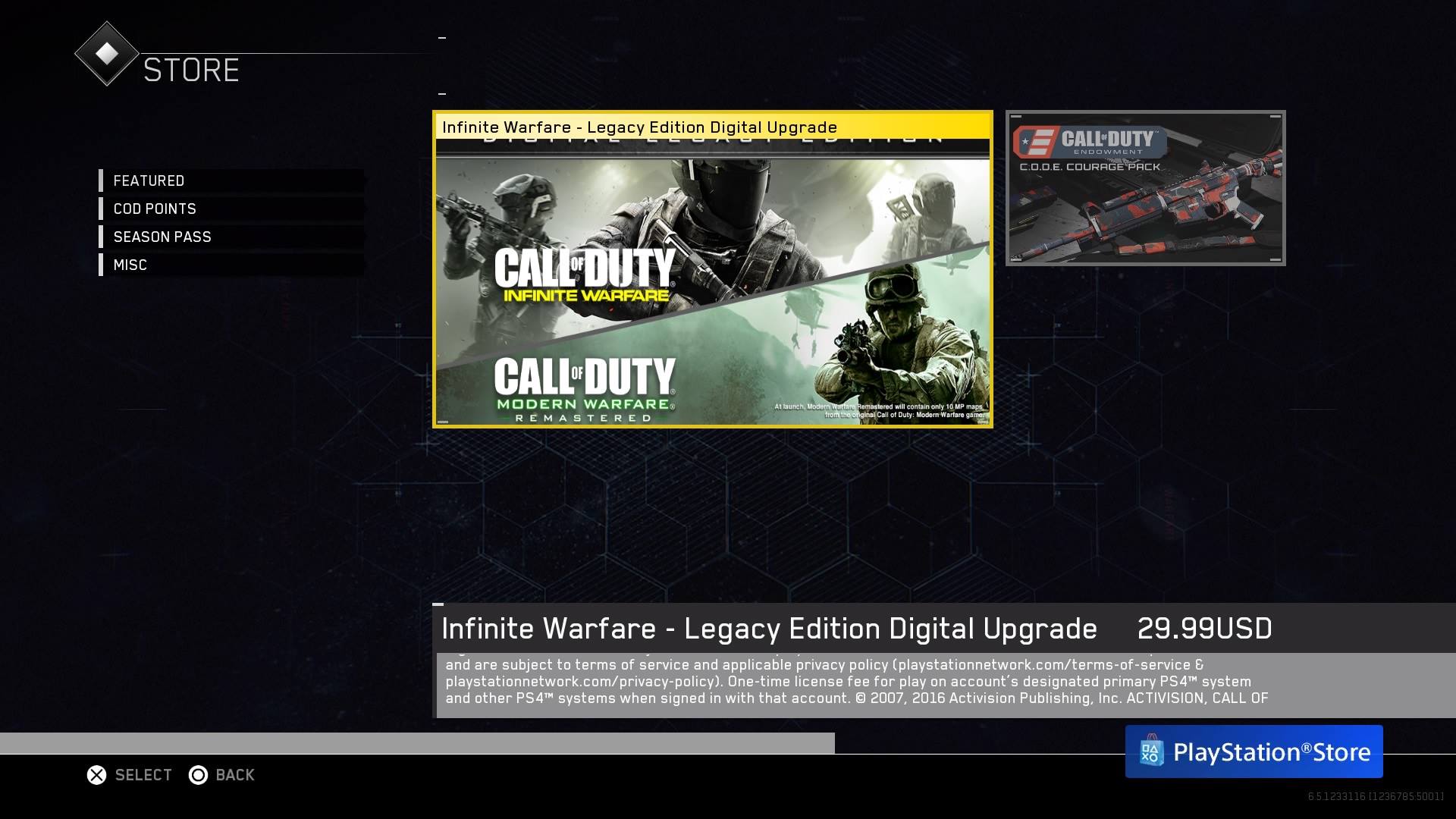 Call of Duty: Infinite Warfare Legacy Edition - the one that