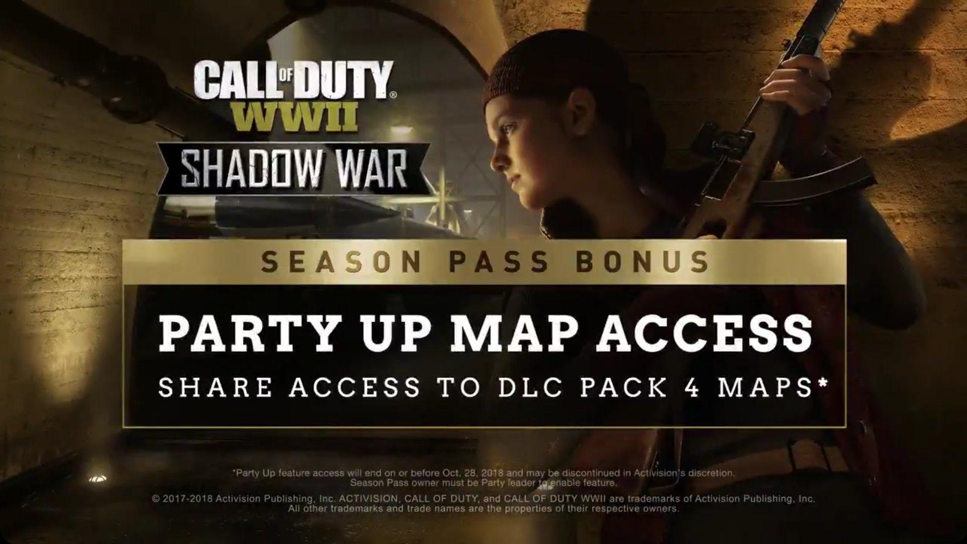 Call of Duty: WWII 'Shadow War' DLC Pack Available Today