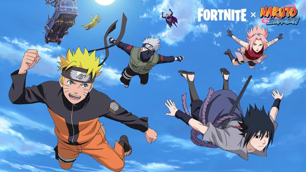 Fortnite x Naruto collab rewards in Chapter 2 Season 8