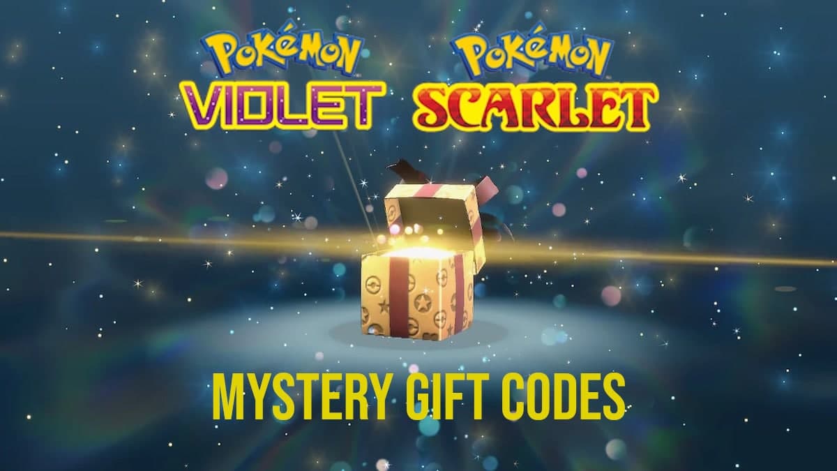 Pokemon Scarlet & Violet Mystery Gift codes for free items in March