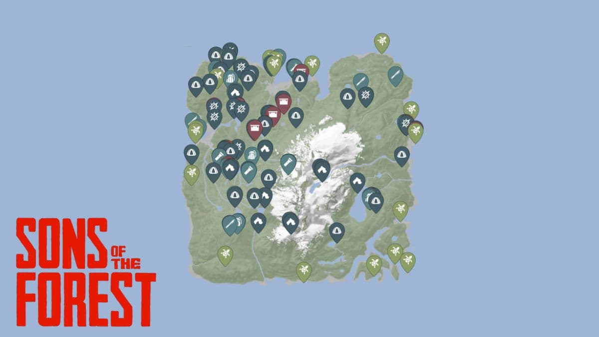Sons Of The Forest Item Spawn Locations On Map - Gamer Tweak