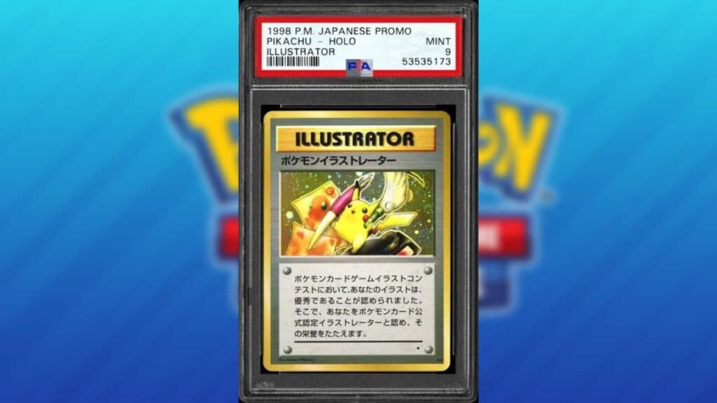 Ultra-Rare Pikachu Illustrator Card going up for auction June 11th, 2022
