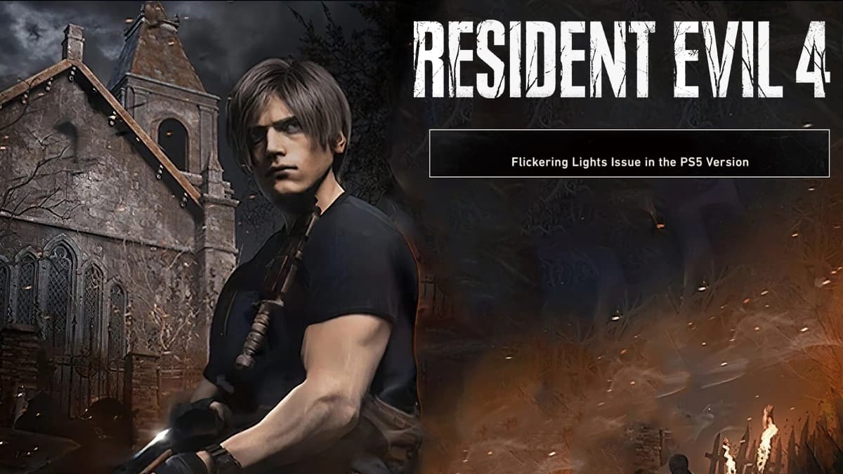How to fix Resident Evil 4 Remake flickering lights issue on PS5 - Charlie  INTEL