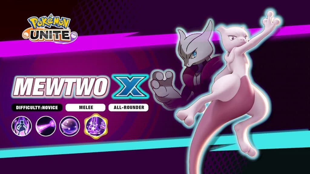 Pokemon Unite Mega Mewtwo X guide: Best movesets, builds, items, and more