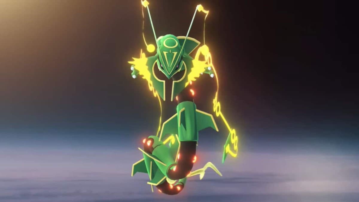 Rayquaza shiny - DRAGON ASCENT - Rare pokemon GO (Read Description