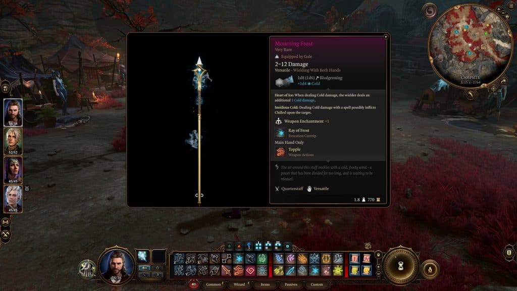 Mourning Frost Staff Baldur's Gate 3