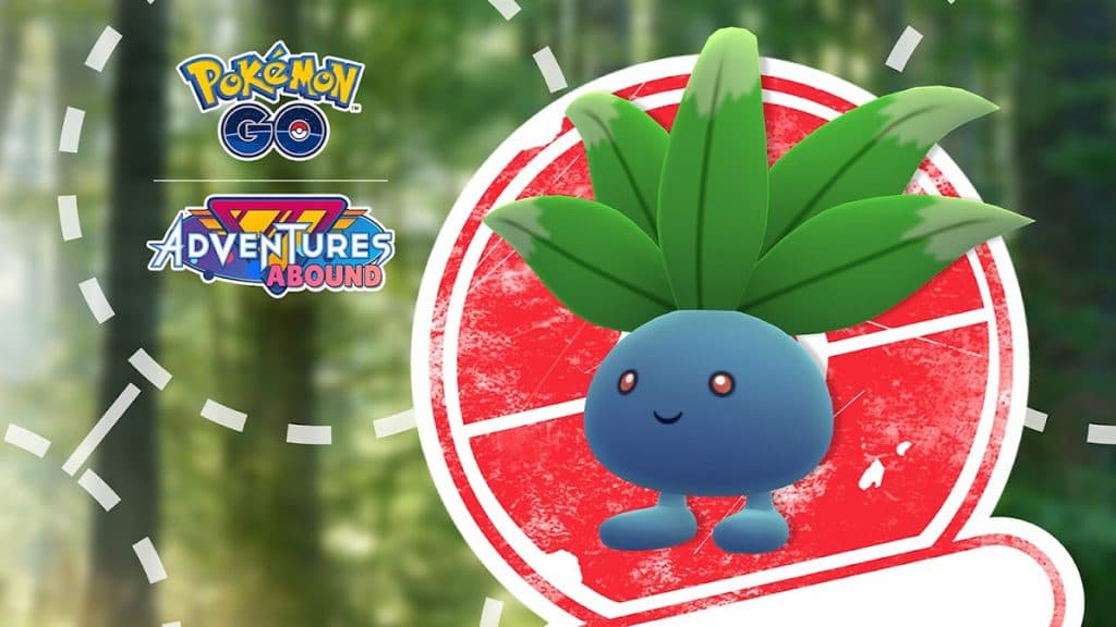 Oddish in Pokemon Go Adventures Abound Season