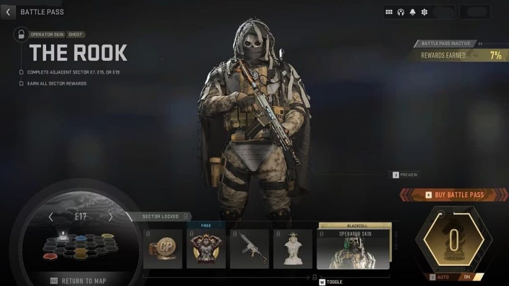 Rook Operator in Warzone 2