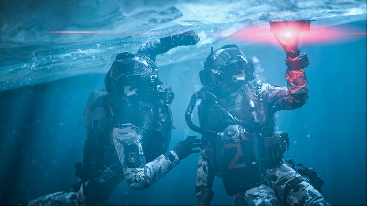 MW3 Operators below water in campaign