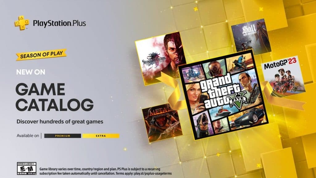 PS Plus Extra and Premium August 2023 games for PS5, PS4
