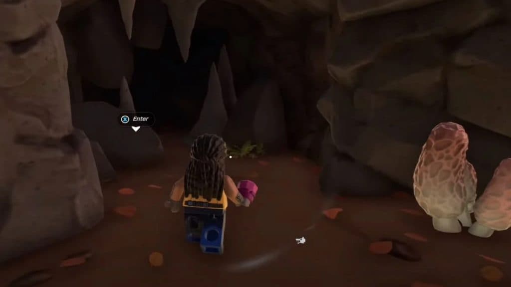 Cave in LEGO Fortnite
