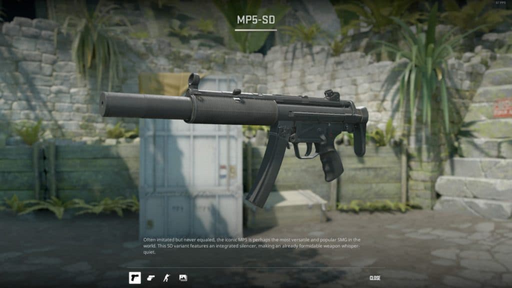 MP5 SD in CS2
