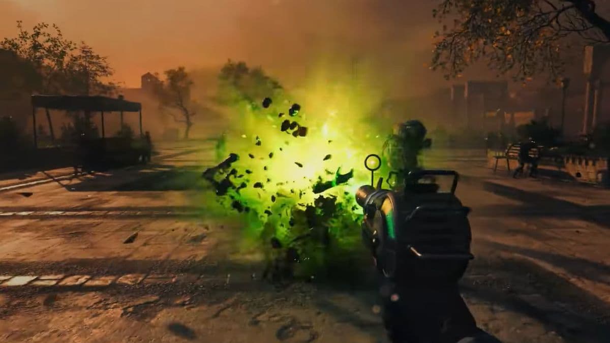 MW3 player firing Ray Gun