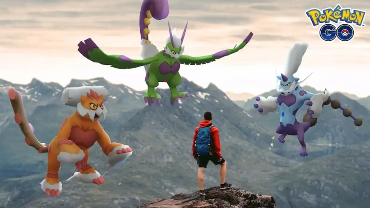 pokemon go legendary species landorus, tornadus, and thundurus therian formes