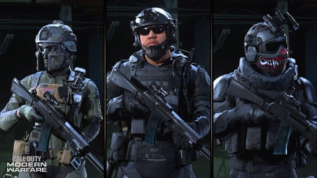 cod modern warfare operators