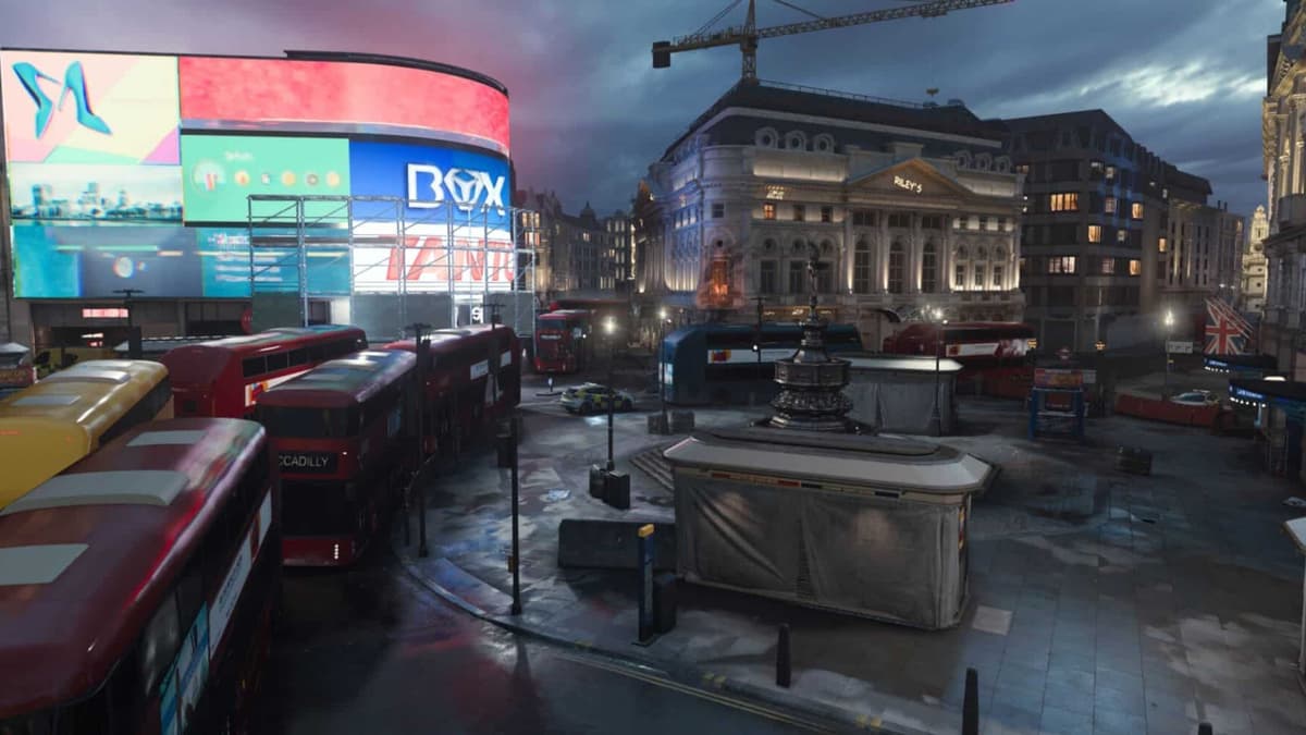 Piccadilly Circus in cod modern warfare