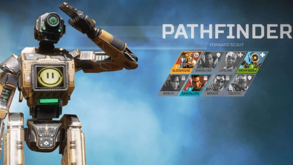 pathfinder MRVN robot in apex legends