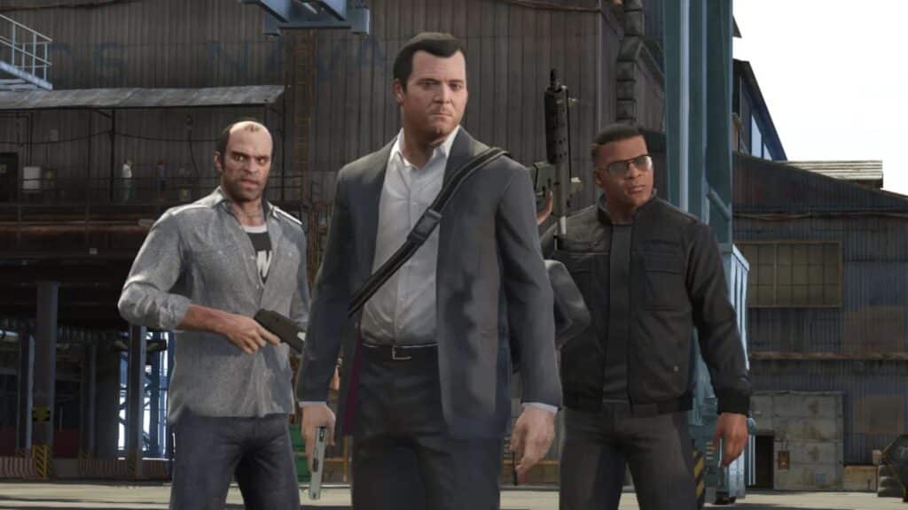 michael franklin trevor in gta v