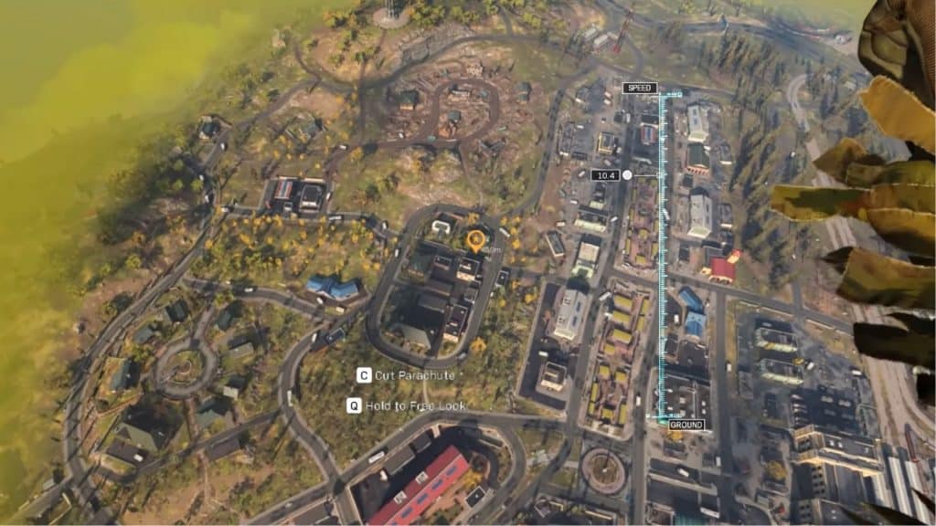 cod warzone area circle zone