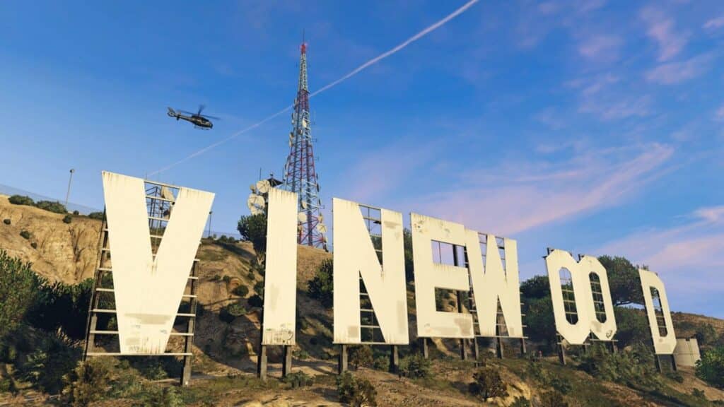 vinewood sign in gta v