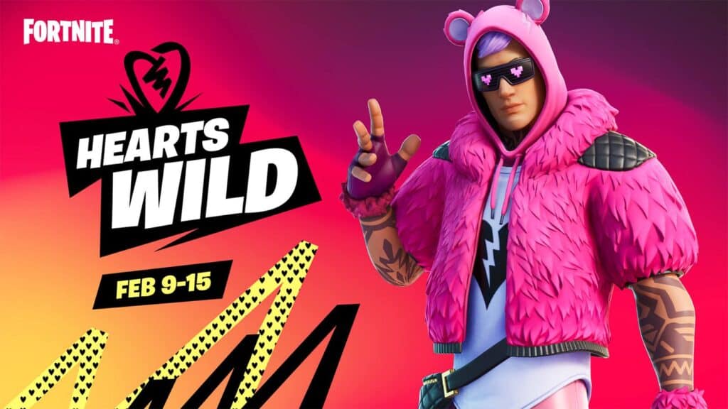 Fortnite Hearts Wild event