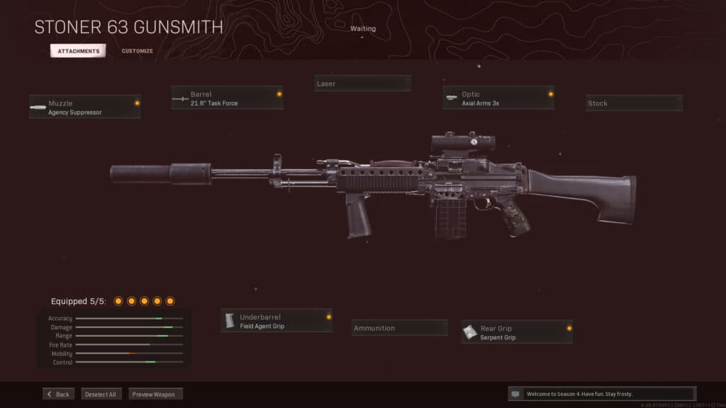 Best Stoner 63 loadout