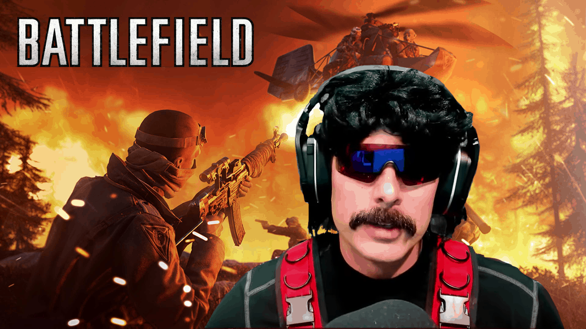 Dr Disrespect Battlefield battle royale