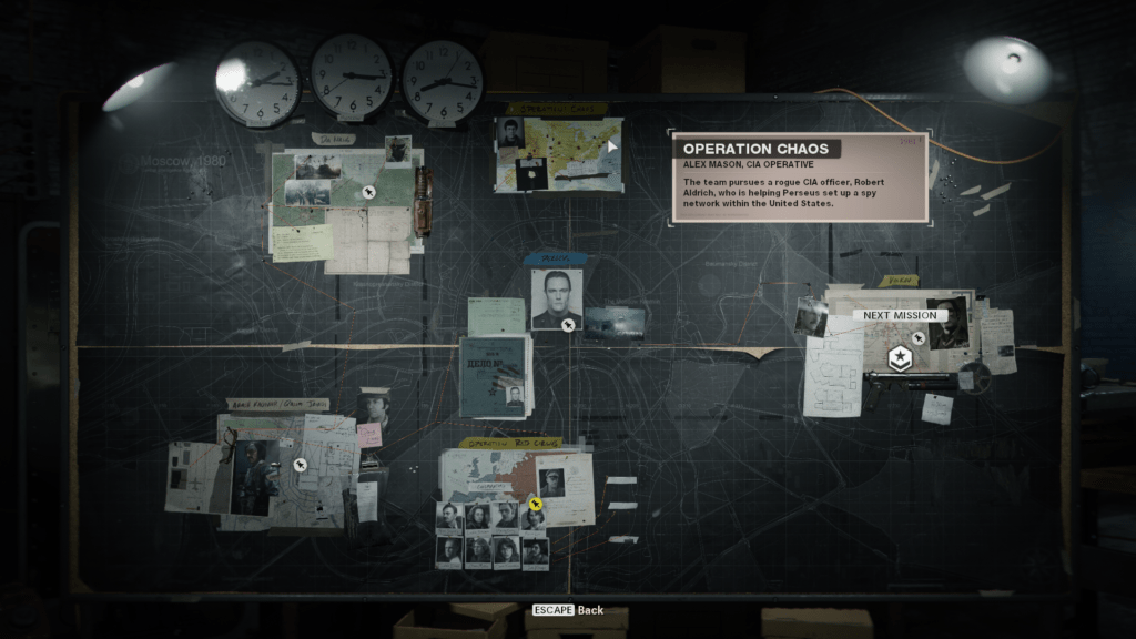 cod cold war campaign evidence board 