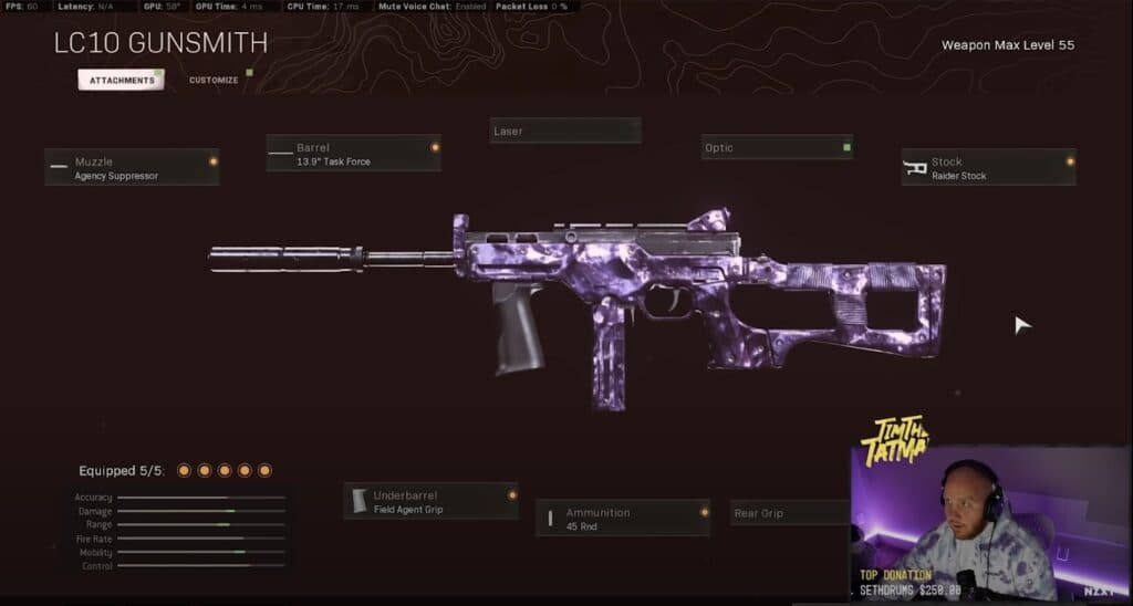 TimTheTatMan LC10 Loadout Warzone