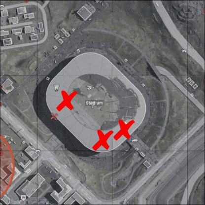 Stadium rooms locations in Warzone Season 2