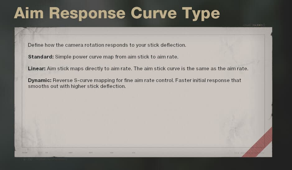 Cold War aim response curve