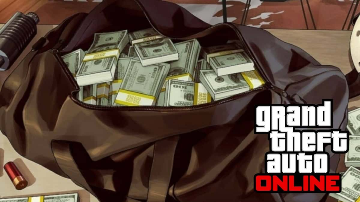 gta online cash bag money