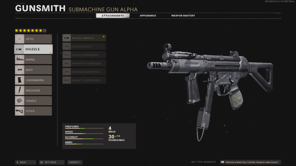 Black ops cold war mp5 in menus