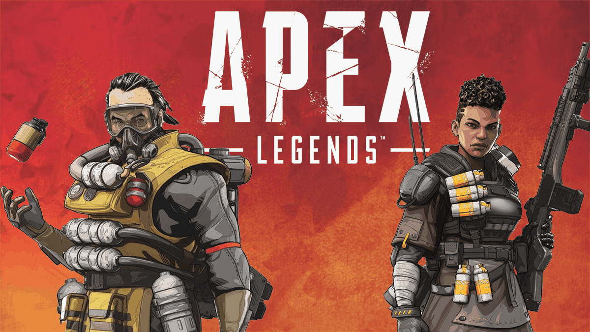 Caustic and Bangalore in Apex Legends