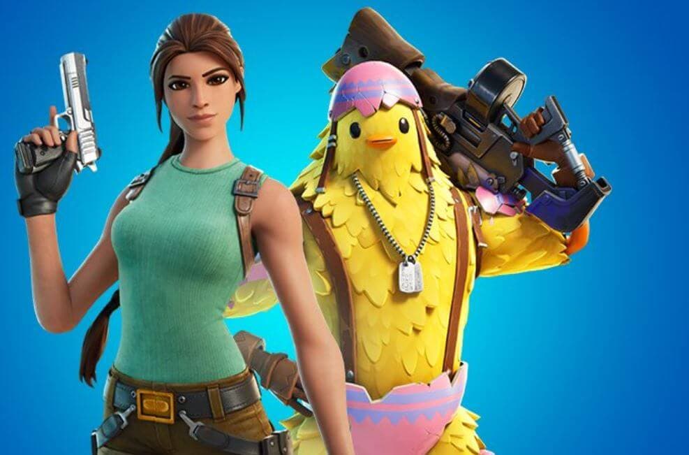 Lara Croft in Fortnite Season 6