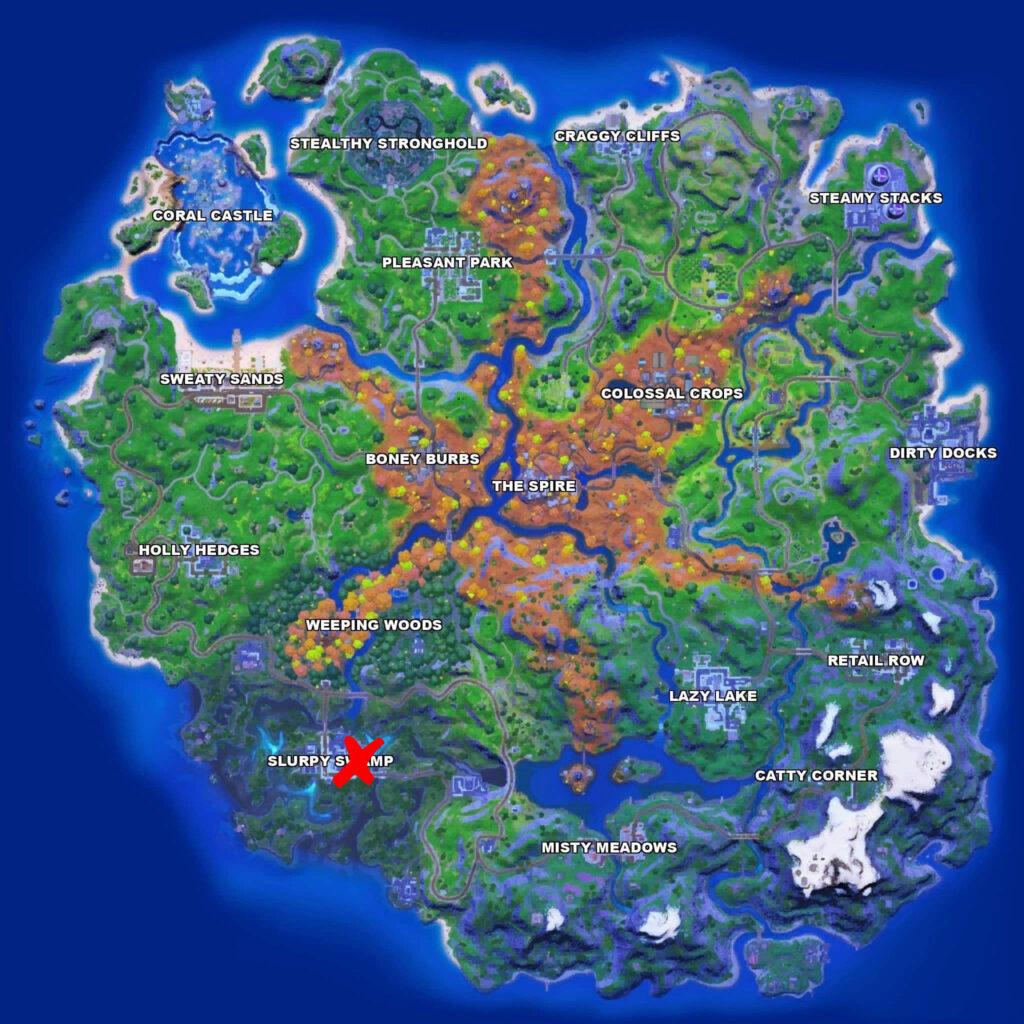 Fortnite Chug Cannon location