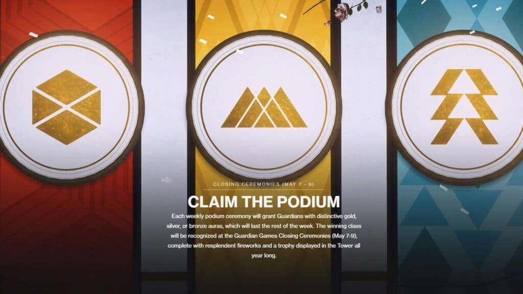 destiny 2 guardian games podium