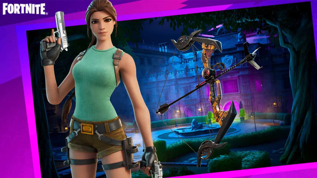 Fortnite Lara Croft and Grappler Bow