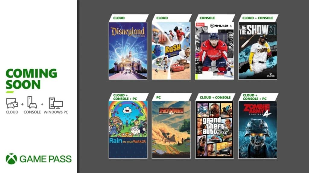 gta 5 on xbox game pass