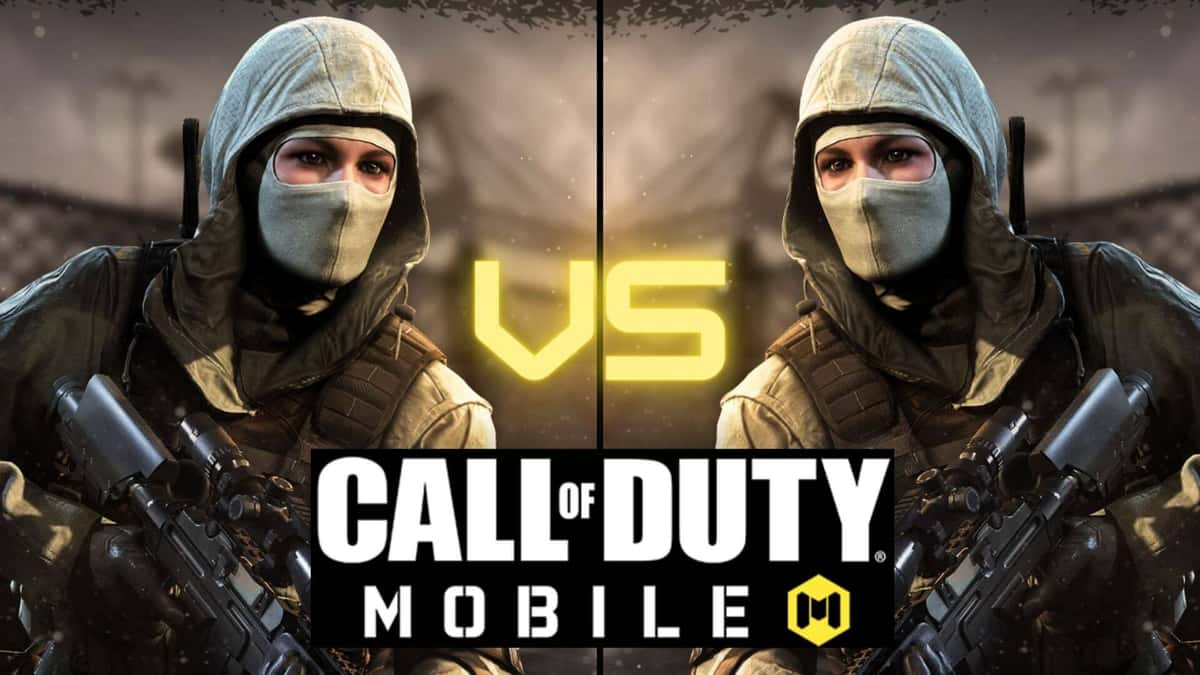 A CoD mobile 1v1 cover.