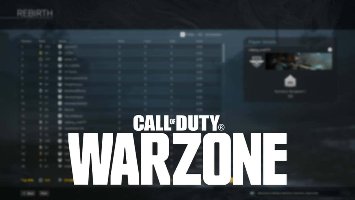 cod warzone stats