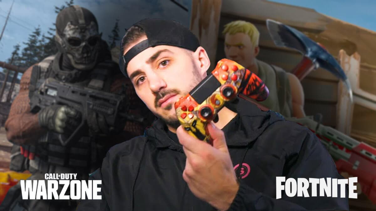 Nickmercs Fortnite vs Warzone aim assist