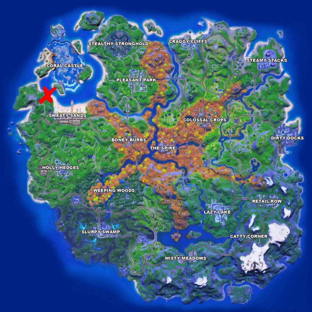 Rebirth Raven location in Fortnite