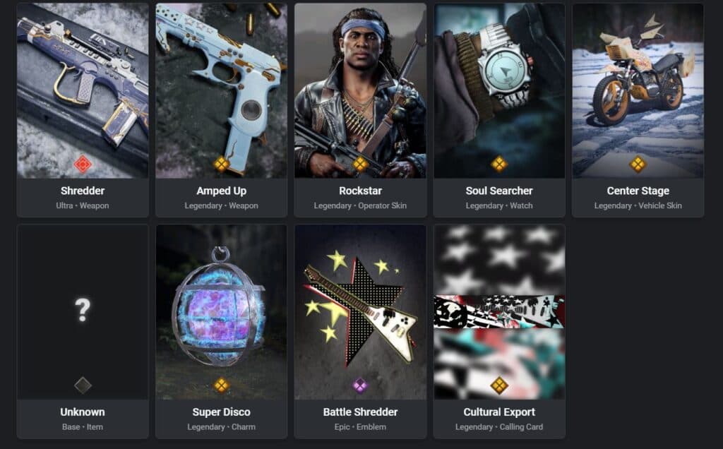 Music Legend Mastercraft Bundle in Warzone/BOCW Season 3