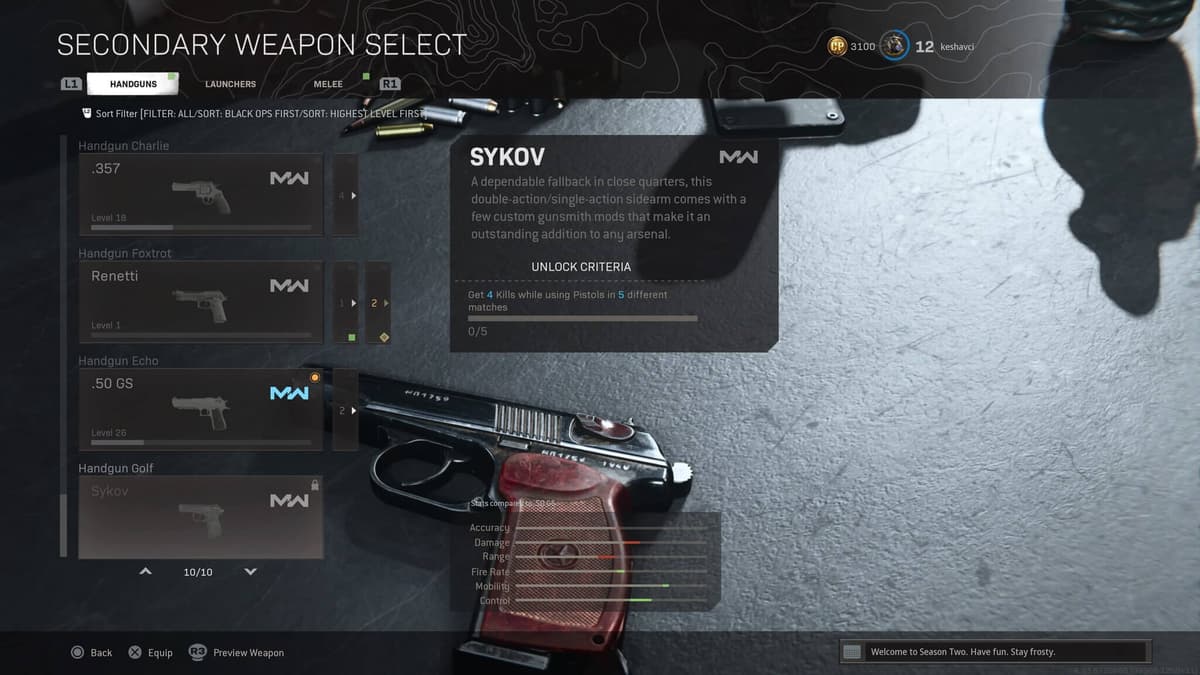 How to unlock the Sykov in Warzone Season 2