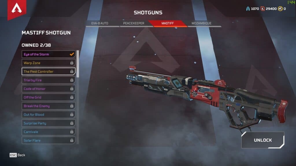 Apex Legends weapons shotguns